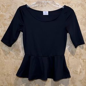 Pins & Needles Flare Short Sleeve Top - size small